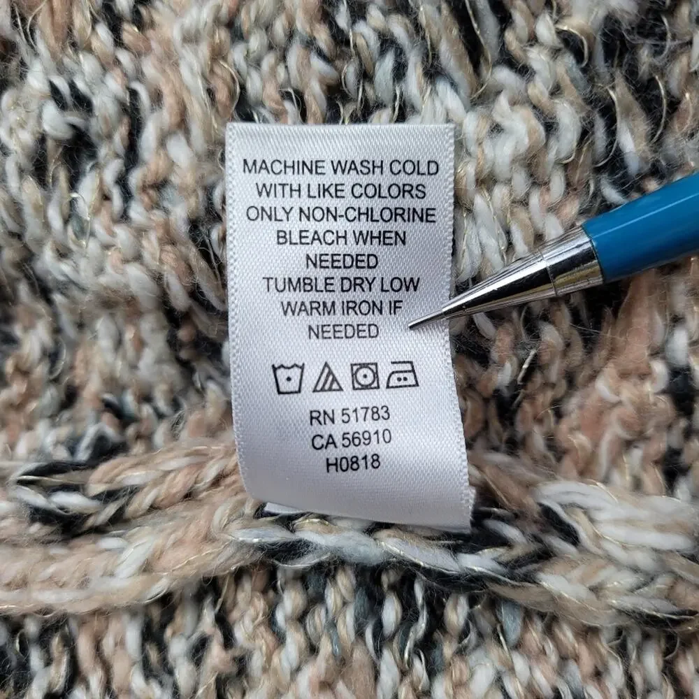 Maurices Long Marled Open Front Cardigan size XL